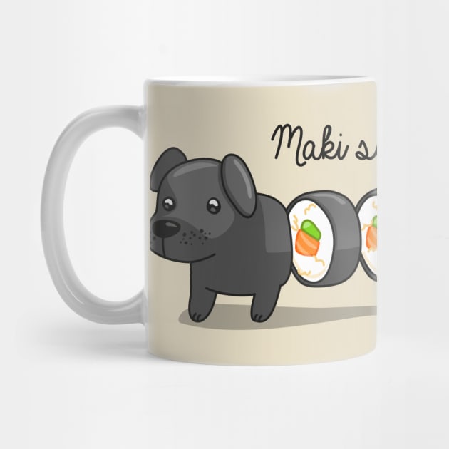 Maki sushi roll dog! by Cocolima